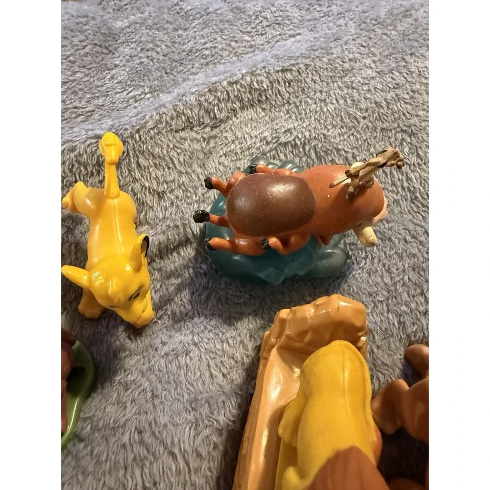 Vintage Disney Lion King Action Figures Lot Of 12 toys Cake Toppers